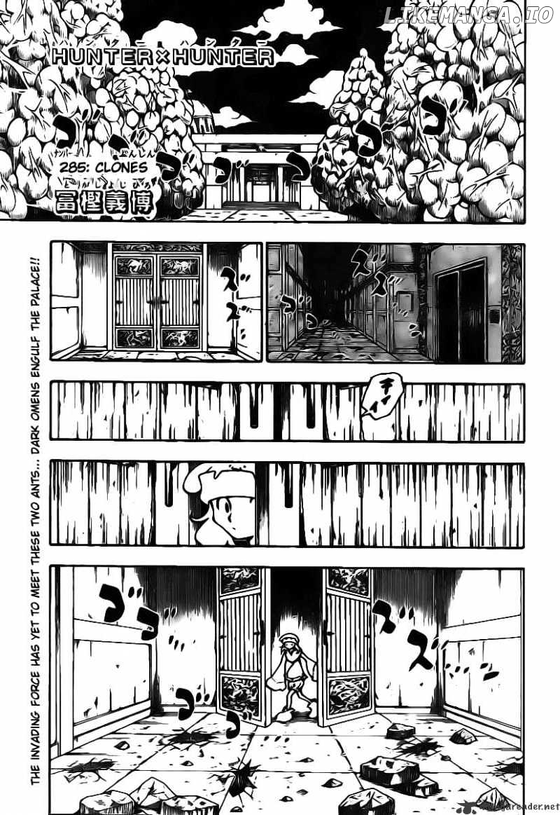 Hunter x Hunter, Chapter 285 image 01